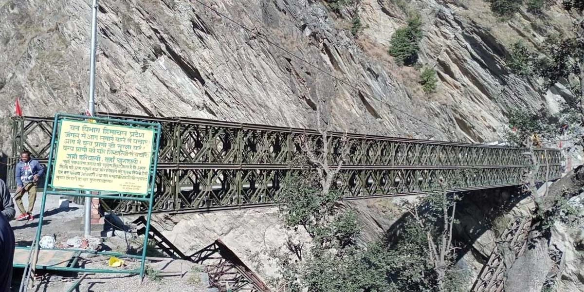 Bailey Bridge in Bharmour, Himachal inaugurated by CM Sukhvinder Sukhu