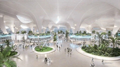Dubai's new airport will be the largest in the world, with 400 gates and five parallel runways