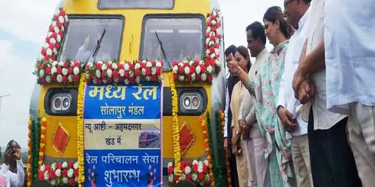 Railways inaugurates Ashti-Ahmednagar broad gauge line