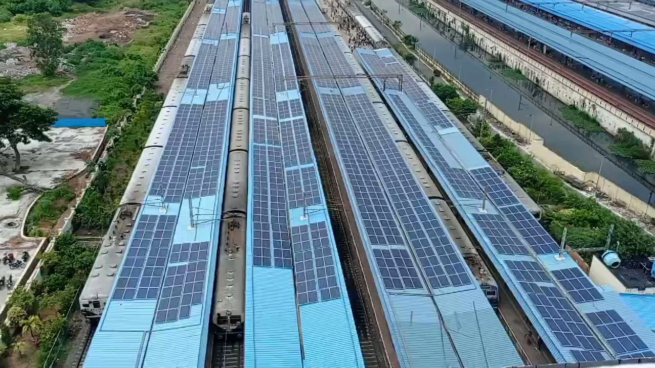 Chennai, Vijayawada stations meets energy demands via solar power